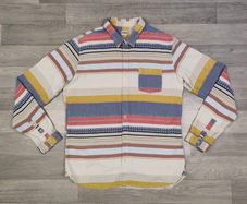 Edwin Japan Tribal Patchwork Shirt Mens M/L