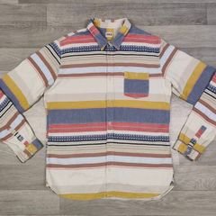 Edwin Japan Tribal Patchwork Shirt Mens M/L