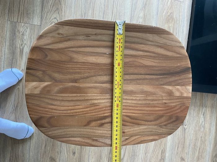 Premium Vintage-Style Elm Wood Barstools (Set of 4)