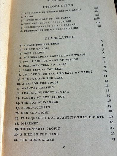 Fables of Aesop