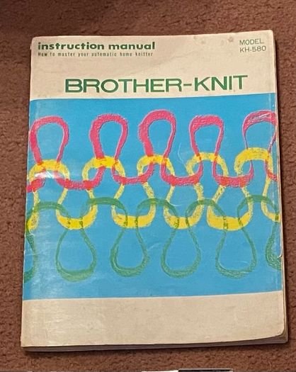 Brother knitting machine KH-580