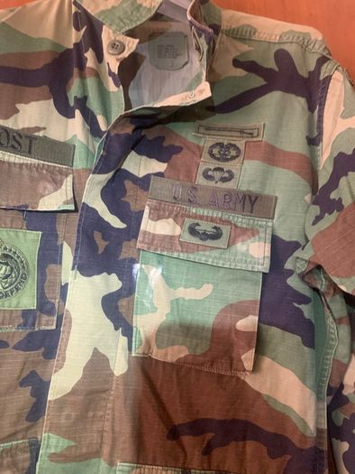 US Army woodland BDU uniform