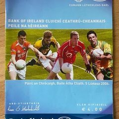 2006 Armagh v Kerry & Cork v Donegal - GAA Senior Football Quarter Final Programme