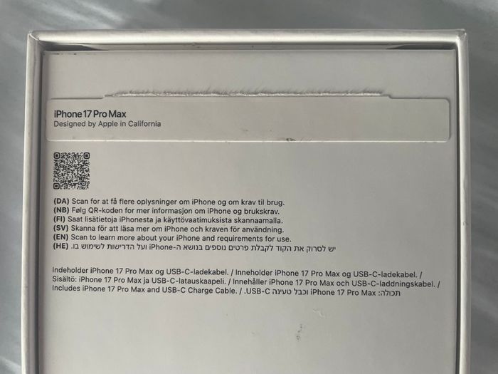 SIM Free iPhone 17 Pro Max 5G 256GB AI Phone - Silver