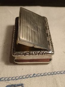 George 111 Joseph Willmore Sterling Silver Snuff Box 1820