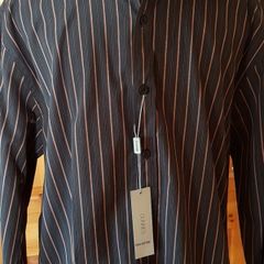 BNWT Size M Brown Striped Shirt
