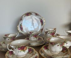 Tea Set Royal Albert Country Roses