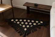 Handmade Crochet Floral Shawl  Wrap