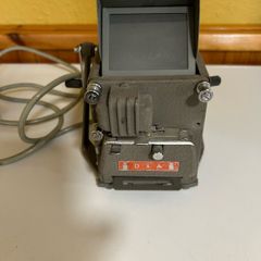 vintage film editor and built in splicer