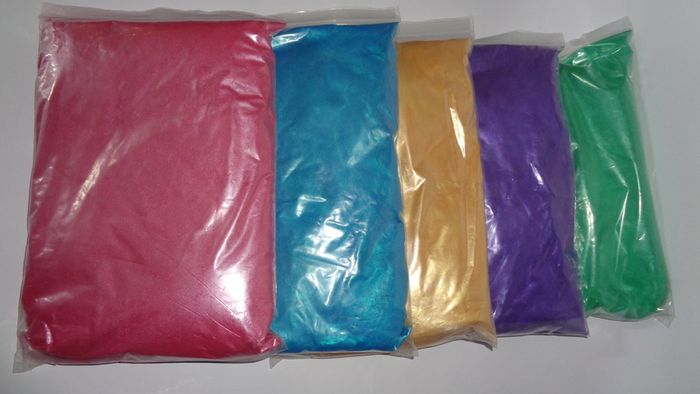 Pigment powder for epoxy resin
