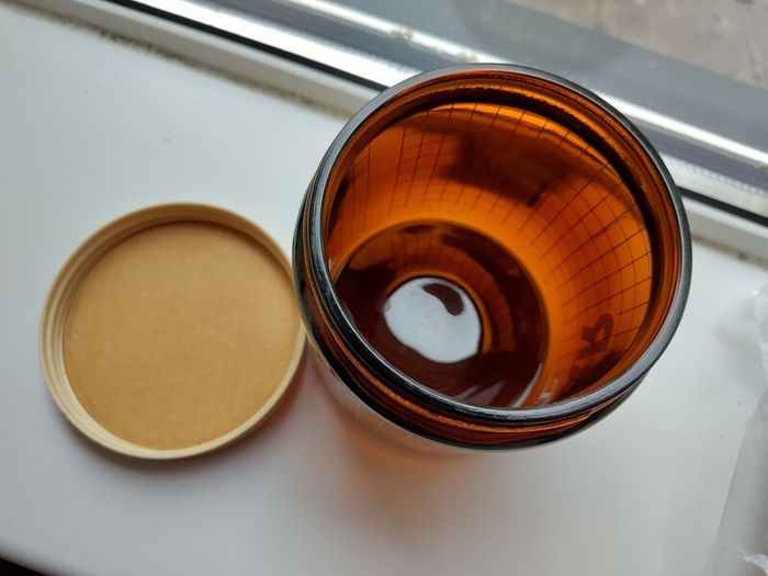 Vintage 1980s plaid sugar jar