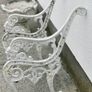 set of cast iron victorian chair ends Image 2
