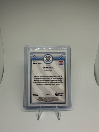 Football Trading Cards Topps Premier League 2026/27 Blue Parallel /150