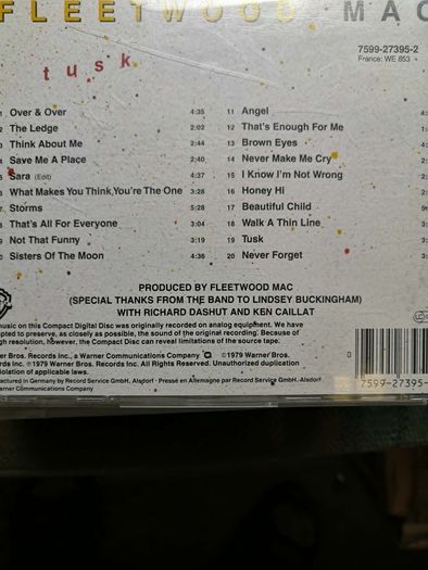 Fleetwood Mac - Tusk CD