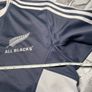 New Zealand All Blacks Rugby Adidas Climacool Grey Training Jersey Shirt 2010 Large Image 3