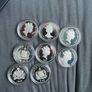 8x Silver Proof Coin Bundle - Queen Mother Lady of the Century Set Image 2