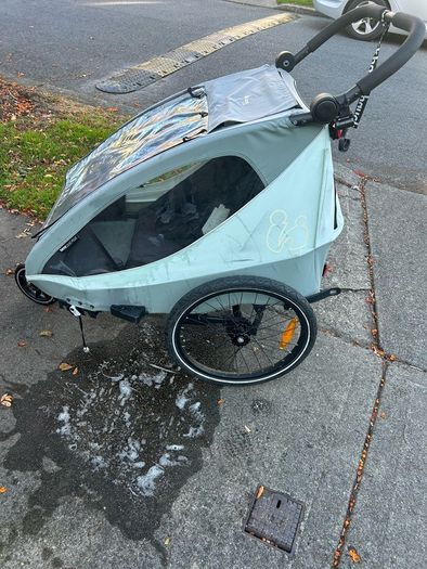 Hauck Duo Plus Buggy and Bike Trailer