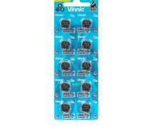 10x AG12 LR43 L1142F 186 L1142 1.5V Button Battery Coin Cell