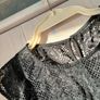 Guess Black Lace Ruffled Top Size S UK 6 Image 2