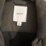 Next green faux suede jacket with pockets and button up front. Size M #suede #outerwear Image 2