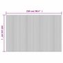 Room Divider Bamboo Dark Brown 250x165 cm Image 6