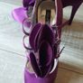 Purple satin shoe Image 2