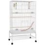 Bird Cage with Stand White Image 2