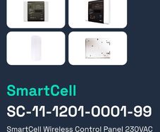 Smartcell wireless fire alarm panel