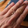 Lab grown diamond round stud earrings in 18k gold Image 5