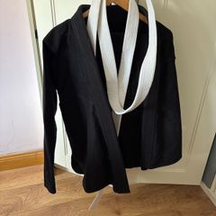 adult black GI & belt (Scramble) size A1 unisex