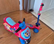 Paw Patrol Motorbike and Scooter