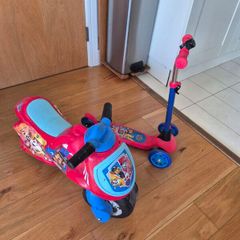 Paw Patrol Motorbike and Scooter