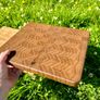 Premium End Grain Cutting Boards - Oak and Walnut Hardwood Image 10