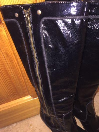 High Heel, Black Knee Boots