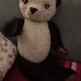Antique straw-filled panda teddy bear Image 2