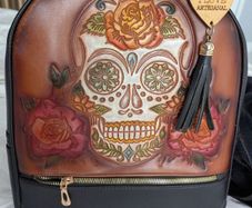 Leather Backpack Women