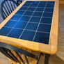 Tiled kitchen table with 4 chairs Image 2