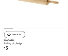IKEA rolling pin X2