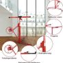XXL Plate Lifter for Plasterboard Max. 290 cm Load Arm Width and 70 kg Load Capacity, 140-350 cm Working Height Adjustable Image 6