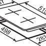 Compact Electric Hob 2 Zone Glass Ceramic German Quality PKM Image 4