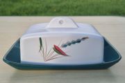 Denby Greenwheat ceramic butter/cheese dish