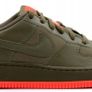 Nike Air Force 1 LV8 PRM Olive Green Orange UK4.5 Brand New and Unworn Image 2