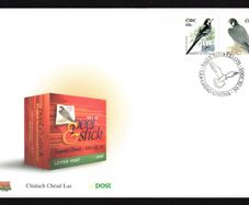 2003 Ireland Tenth Definitive Series Birds 48c Self-Adhesive Coils (Pied Wagtail & Peregrine Falcon) An Post First Day Cover (FDC)