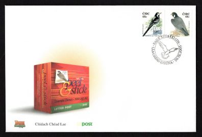 2003 Ireland Tenth Definitive Series Birds 48c Self-Adhesive Coils (Pied Wagtail & Peregrine Falcon) An Post First Day Cover (FDC)