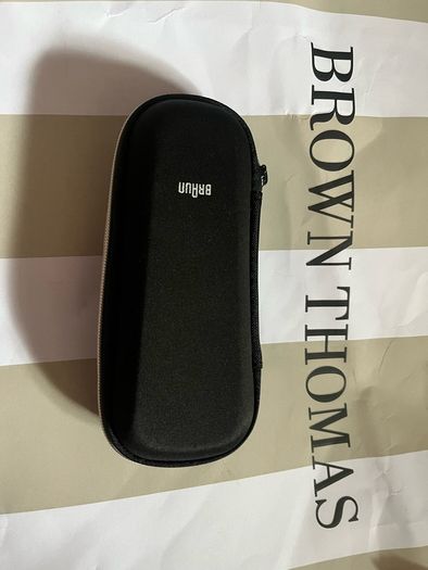 Braun Series 9 Pro 8 7 5 Electric Shaver travel Softcase Protective Storage Zipper Closure Black
