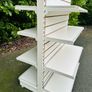 Shop Gondola Slatwall Shelving Bays With 8 Shelves Image 2