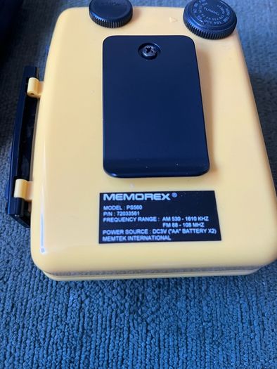 Vintage Retro Memorex Radio /Tape Walkman