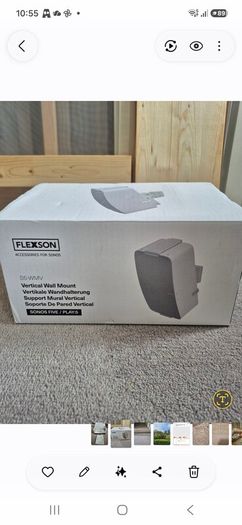 Flexson Vertical Wall Mounts for Sonos Play:5 (x2)