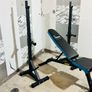 Home Gym Set Weights Barbell Barbell Dumbbells Rack Stands Bench Gym Belt Image 8