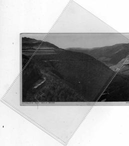 Cyfarllwyd Glen Devi's Bridge , Wales - Old Postcard - Date Stamped 18 August 1945